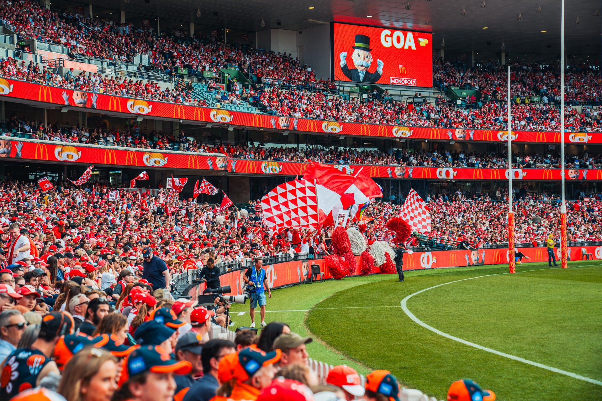 Sydney Cricket Ground on game day